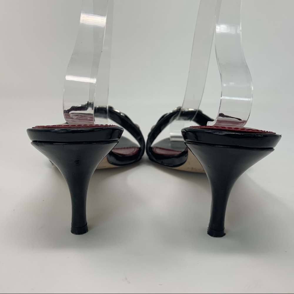 White House Black Market Randy Sandals Black - Picture 5 of 7